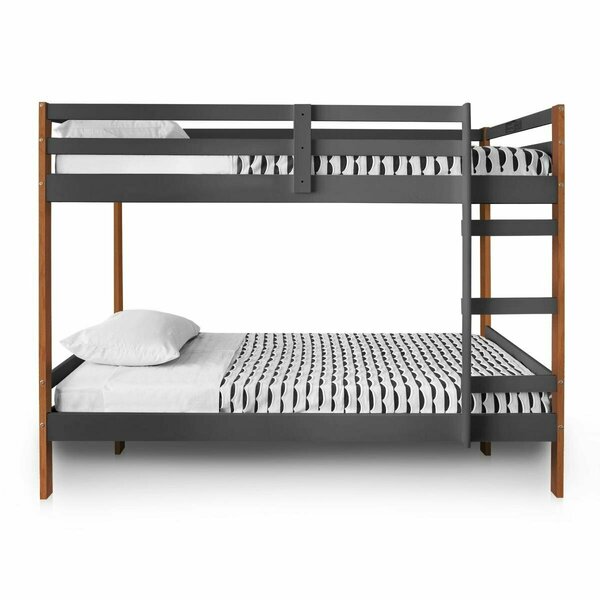 Kd Gabinetes Letto Bunk Bed Natural & Grey KD3115530